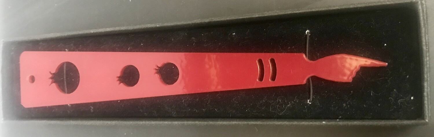 Dye Cut Yad - Red Pom