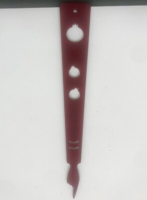 Dye Cut Yad - Red Pom
