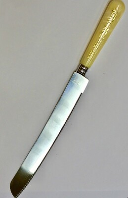 Marbelized Handle Challah Knife