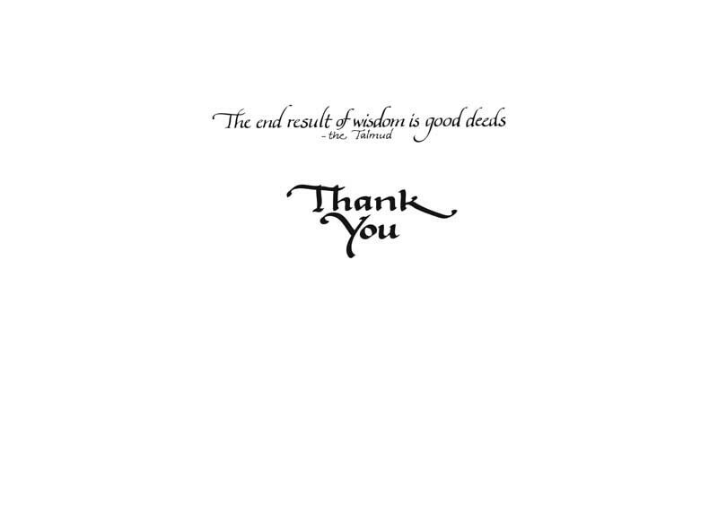 Caspi Thank You Cards - Bluebirds