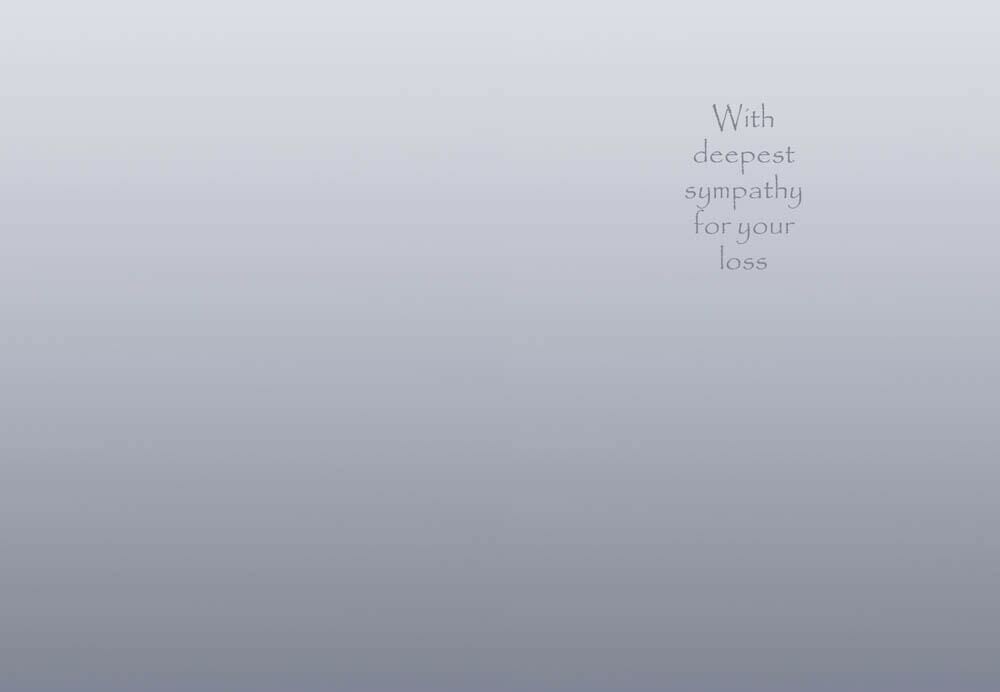 Caspi Sympathy Card - Grey