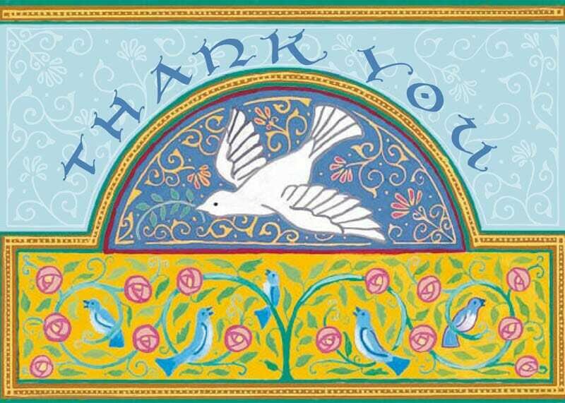 Caspi Thank You Cards - Bluebirds