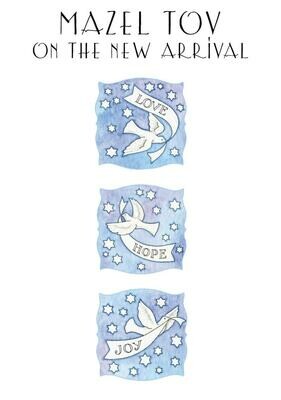 Caspi New Baby Card