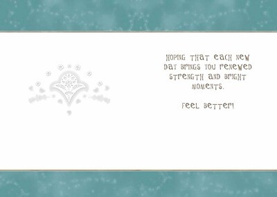 Caspi Get Well Card - Paisley