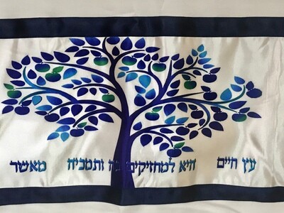 SALE Tree of Life Tallit Set - Xtra Wide