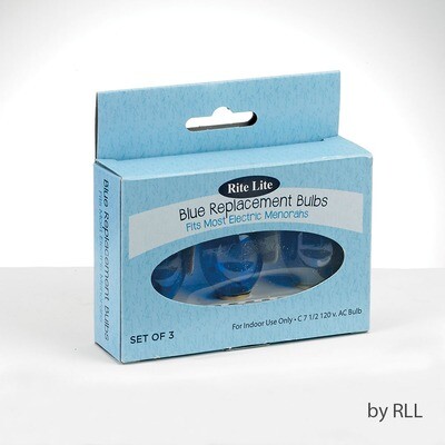 Blue Replacement Bulbs - 3ct