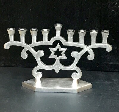 Hi-Deco Aluminum Star Menorah