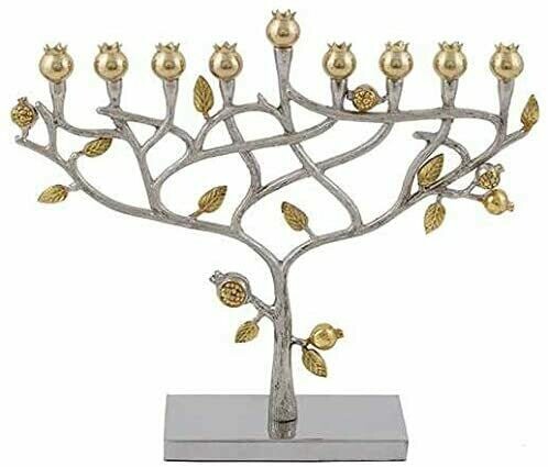 Emanuel Metal Pom Menorah