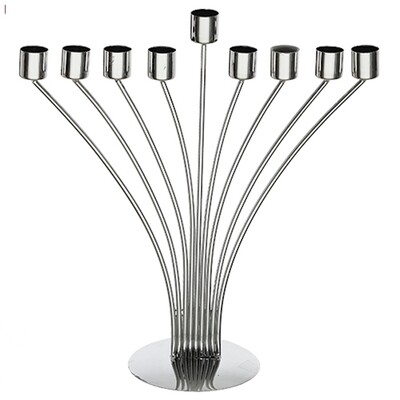 Metal &quot;String&quot; Menorah