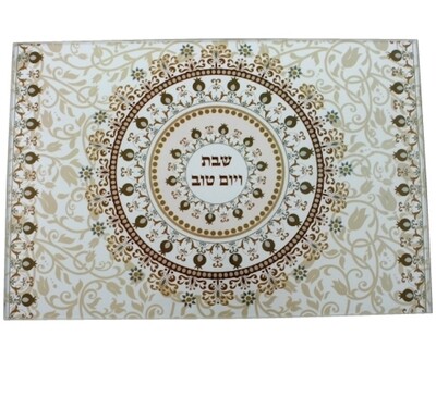 Glass Challah Board BRN Pom