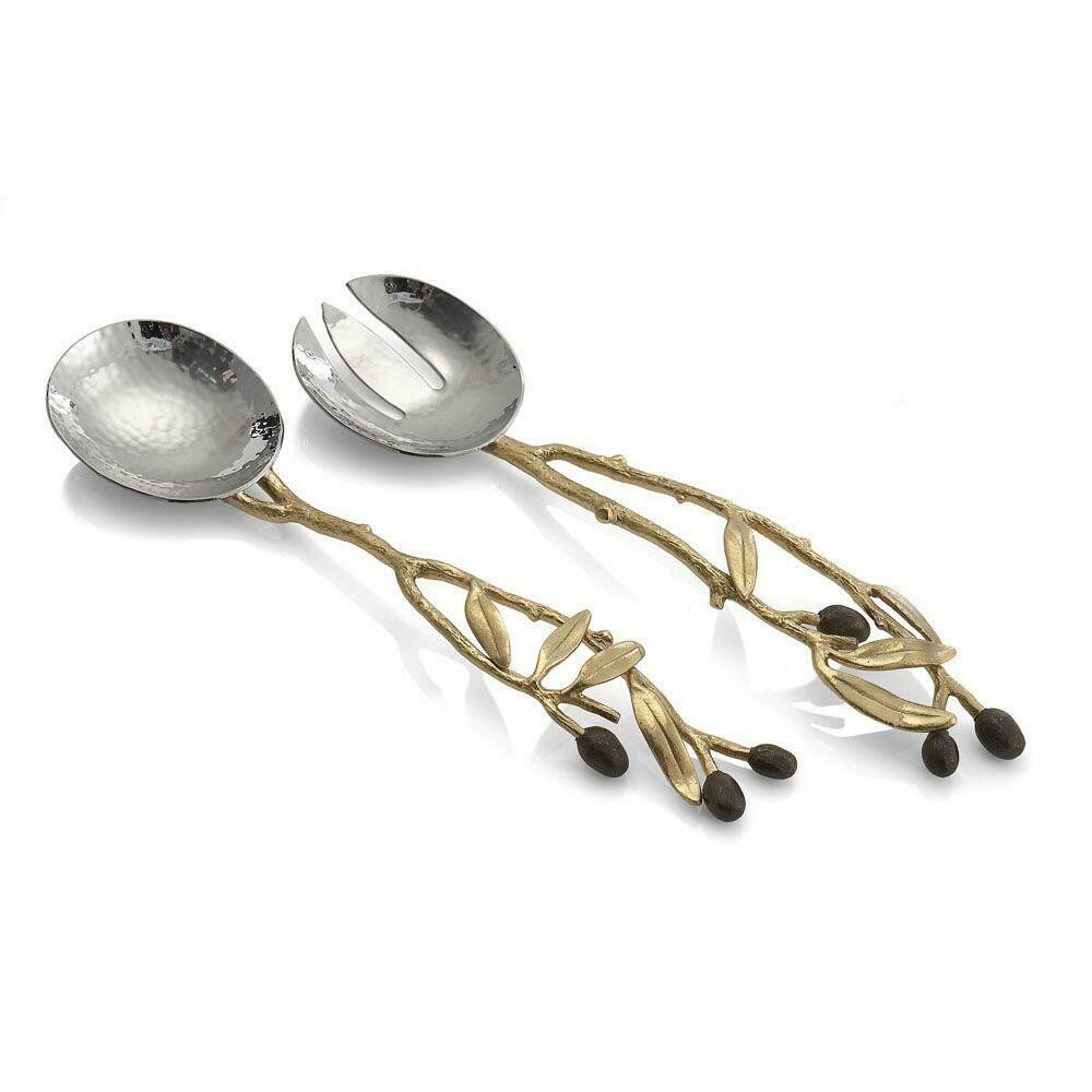 Aram Olive Branch Gold Serving Set