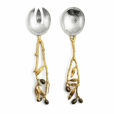 Aram Olive Branch Gold Serving Set