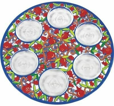 Emanuel Pomegranate Seder Plate