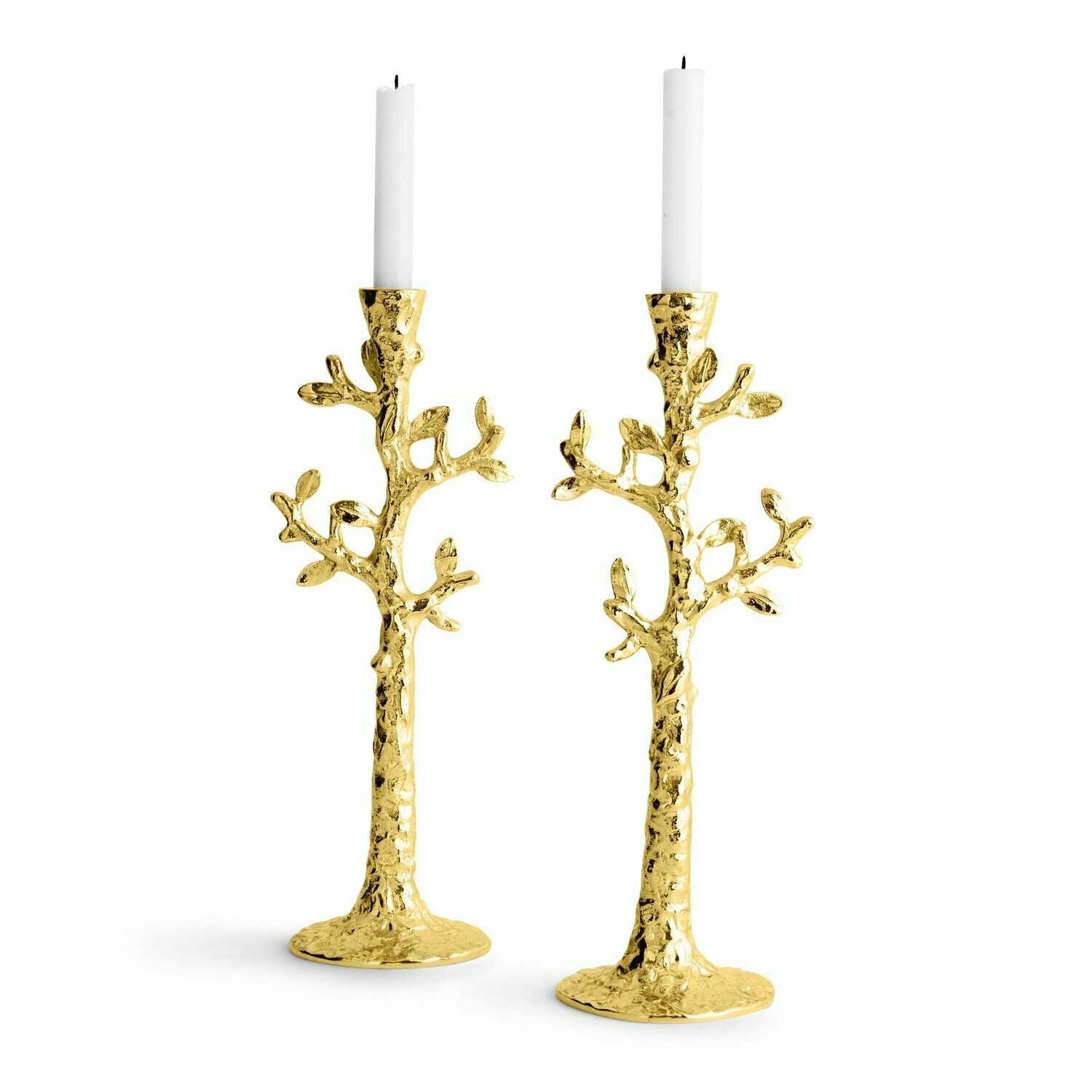 Aram Tree of Life GOLD Candlesticks