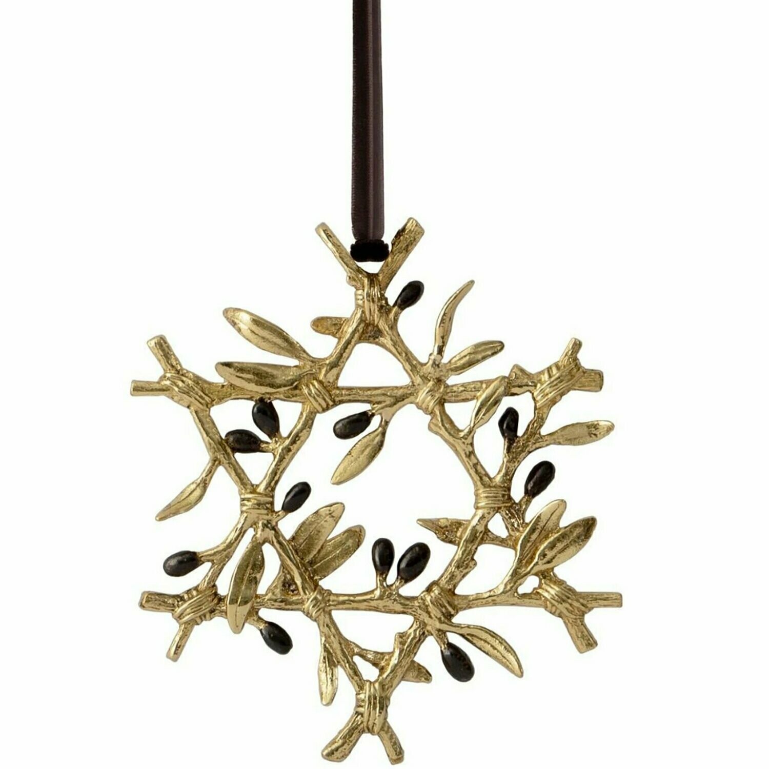 Aram Olive Branch Hanging Star of David