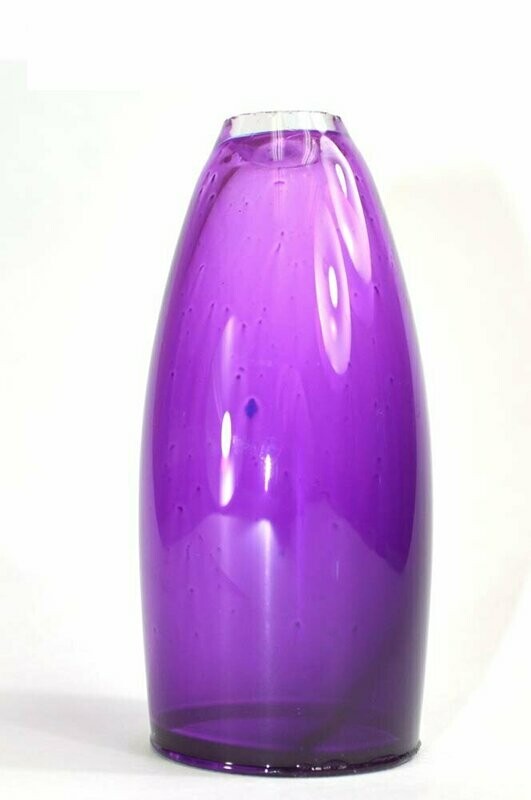 Gary Rosenthal Wedding Glass w/Bag - Purple