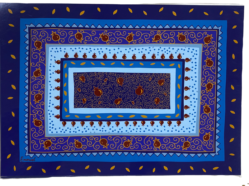Emanuel Printed Placemat - BL