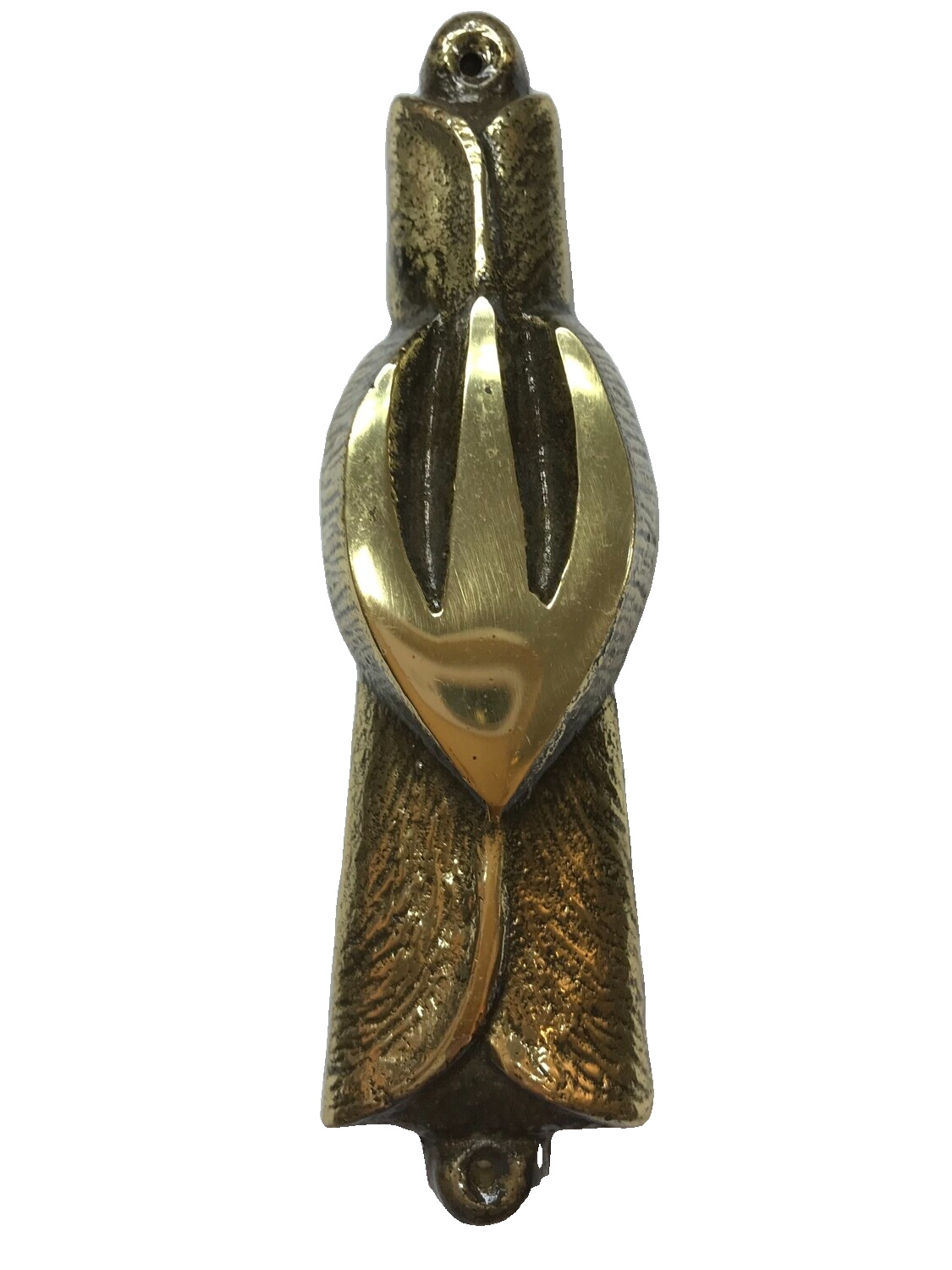 Brass Mezuzah - Shin Flair