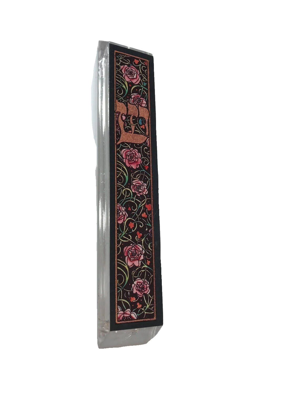 Lucite Roses Mezuzah