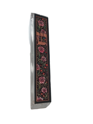 Lucite Roses Mezuzah