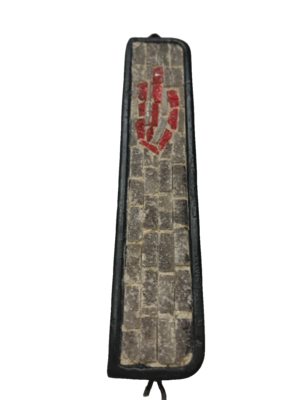 Mosaic Mezuzah - Gray