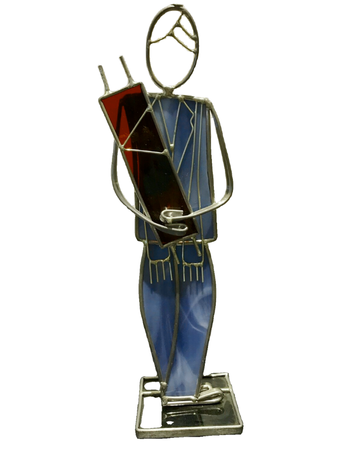 Bar Mitzvah Glass Statue