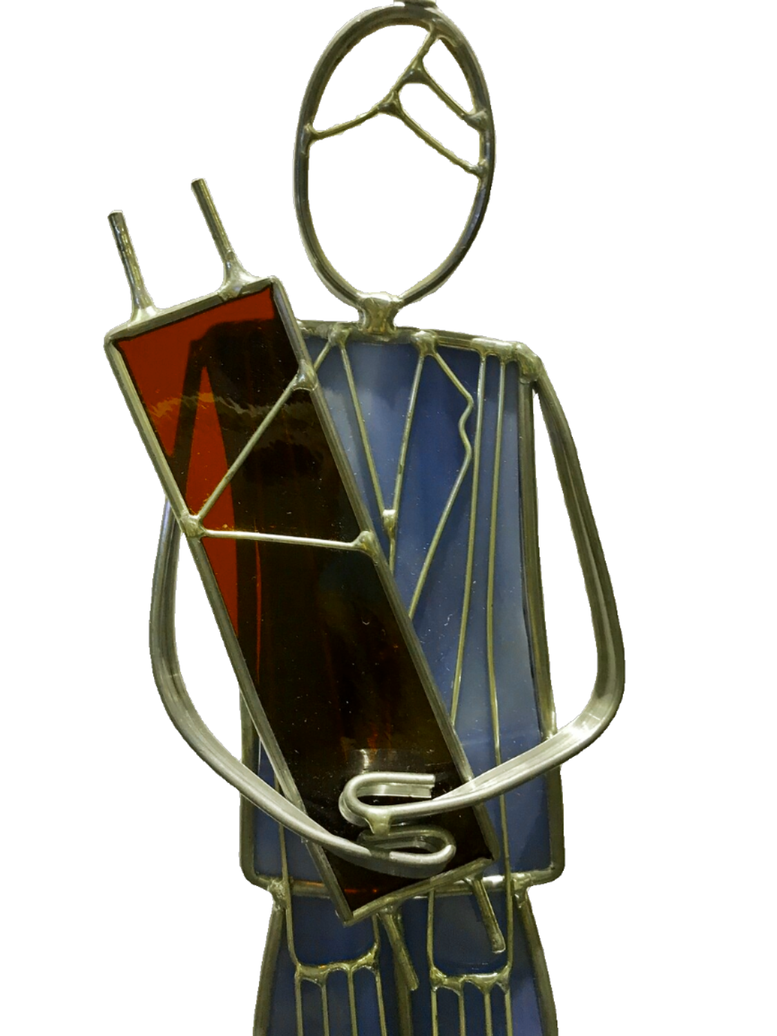 Bar Mitzvah Glass Statue