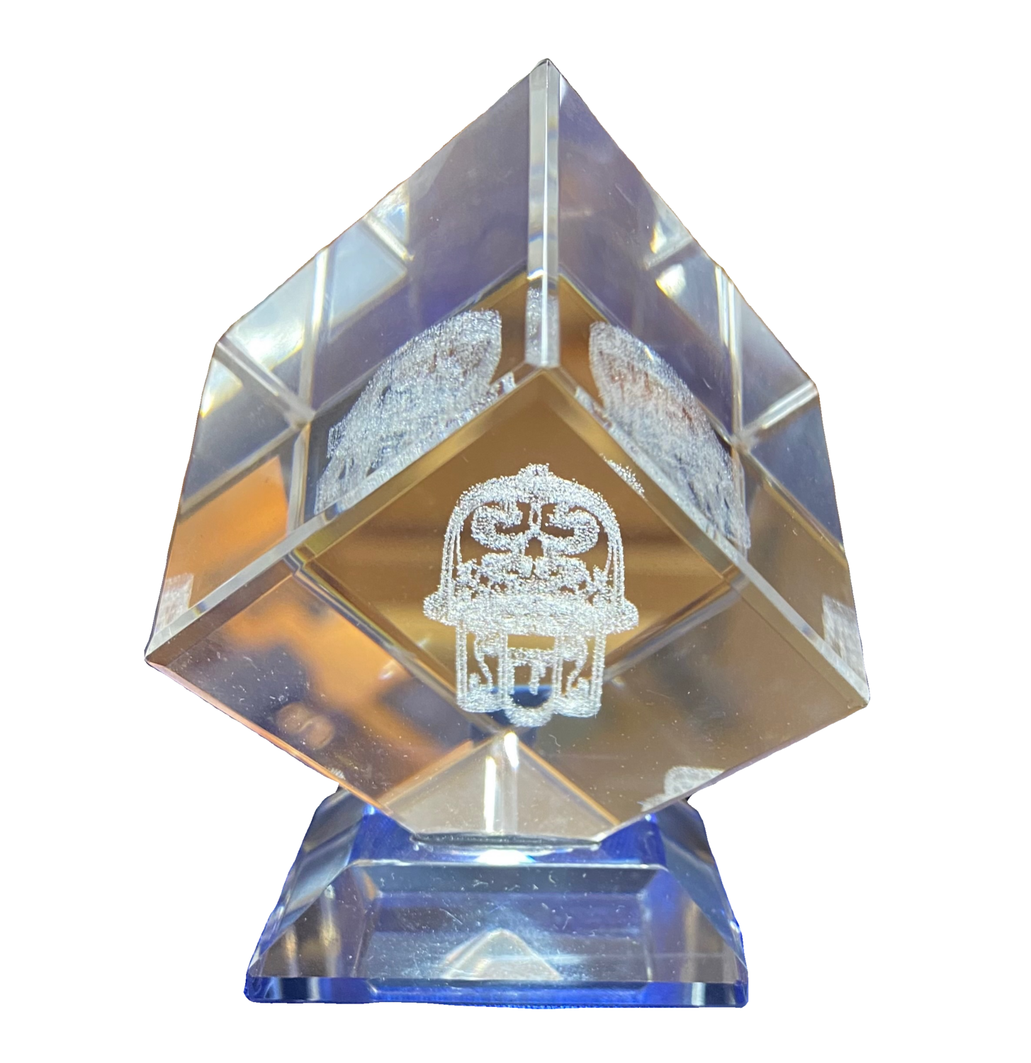Crystal Hamsa Paper Weight
