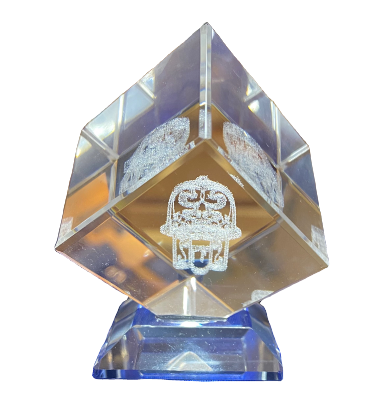 Crystal Hamsa Paper Weight