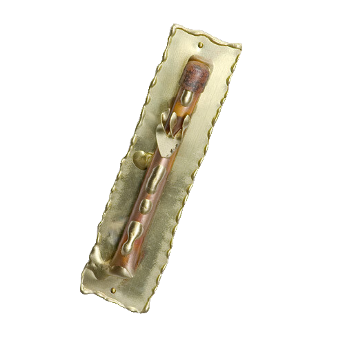 Rosenthal Brass Mezuzah - Rectangle