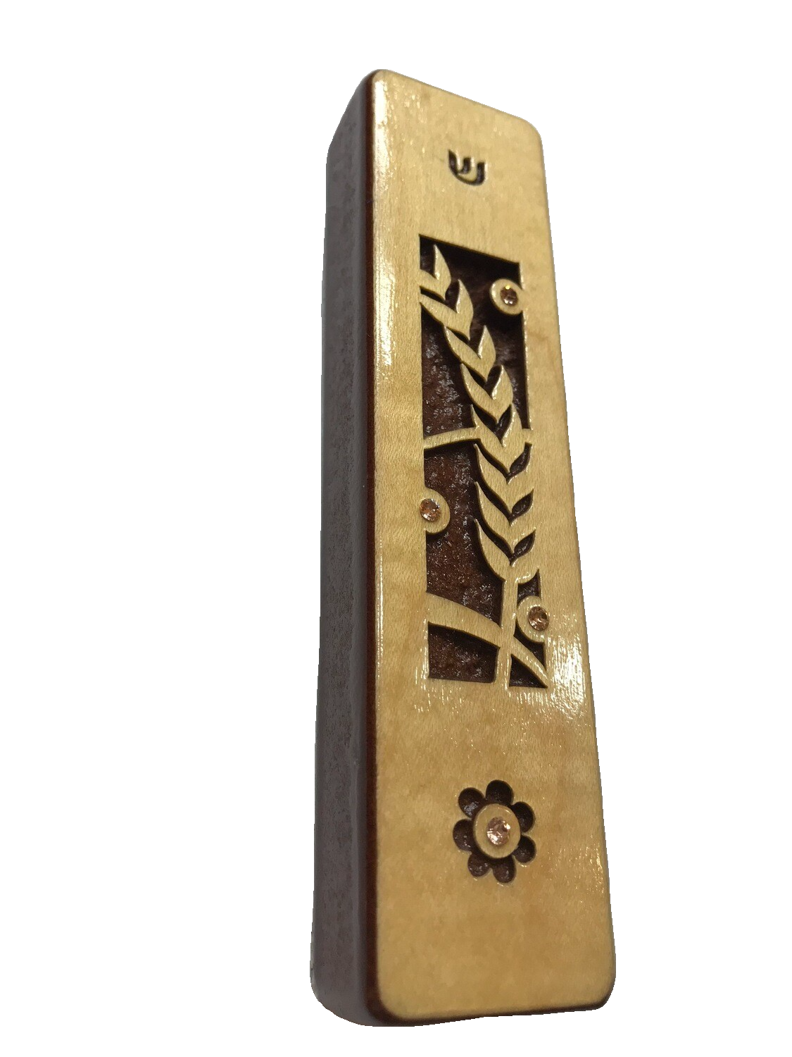 Distressed Wood Mezuzah