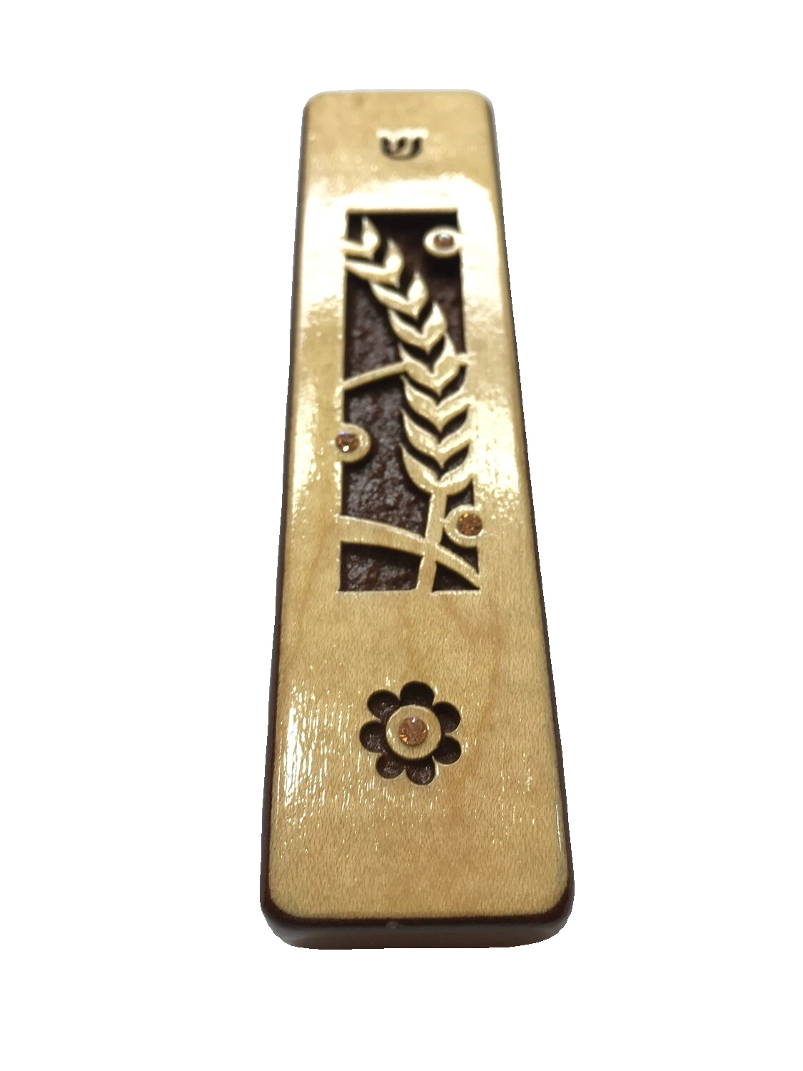 Distressed Wood Mezuzah 