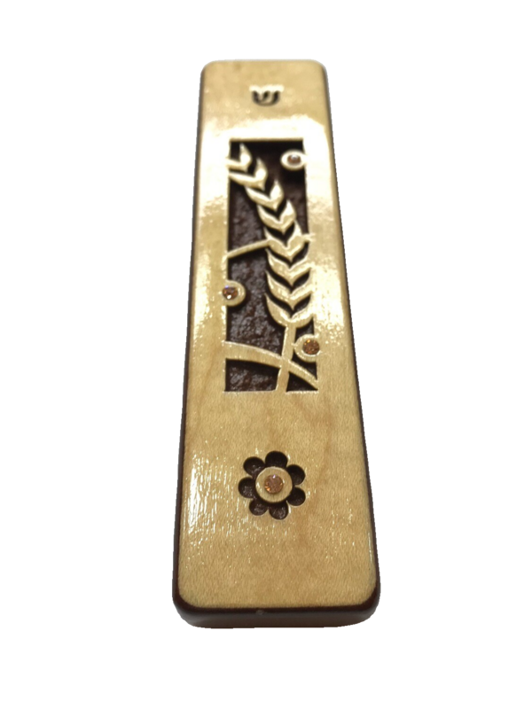 Distressed Wood Mezuzah 