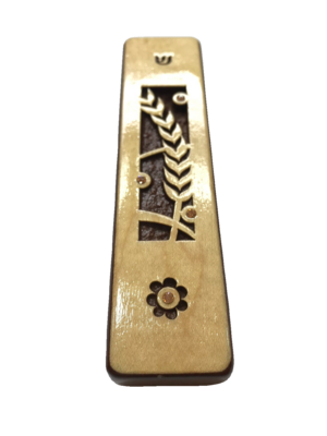 Distressed Wood Mezuzah 