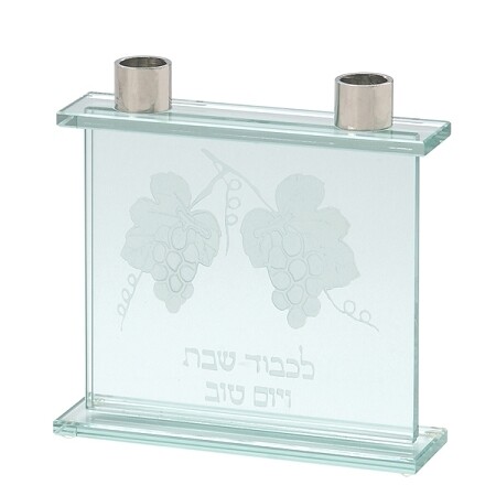Glass Grapes Candleholder