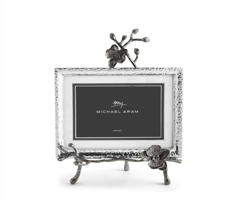 Aram Black Orchid Easel Photo Frame