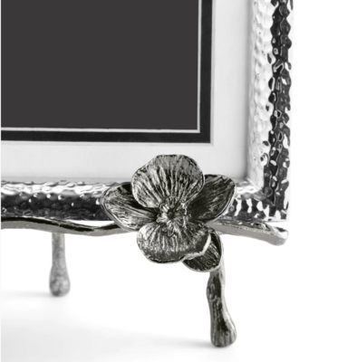 Aram Black Orchid Easel Photo Frame