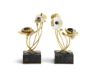 Aram Anemone Candleholders (S/2)