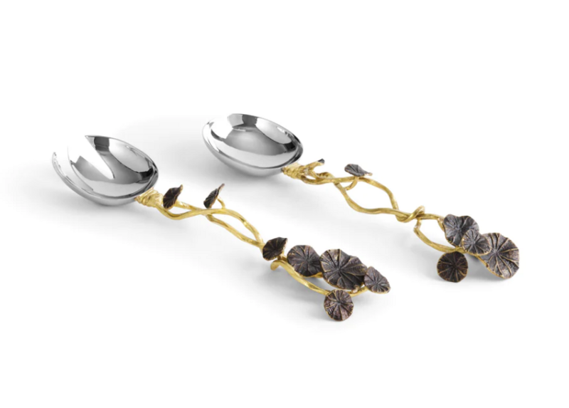 Aram Monet&#39;s Garden Gold Serving Set