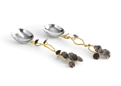 Aram Monet&#39;s Garden Gold Serving Set