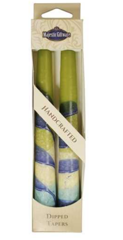 Safed Tapers - Harmony Olive &amp; Teal 7.5&quot;
