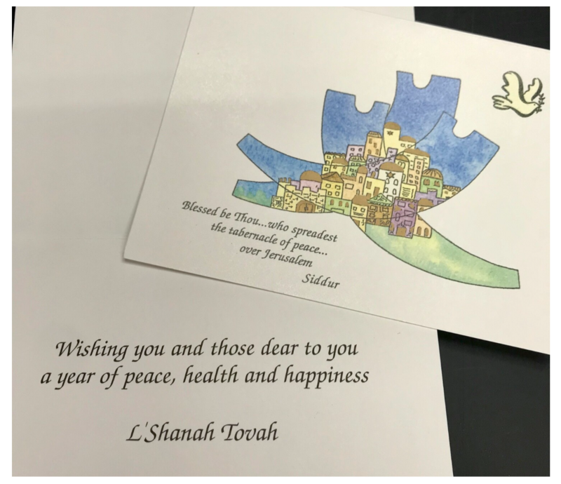 Josaba New Year Card - Jerusalem