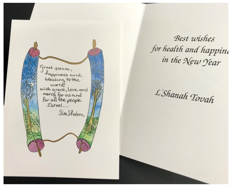 Josaba New Year Card - Torah