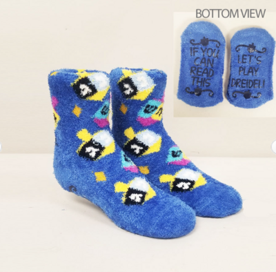 Chanukah Cozy Kids Slipper Socks