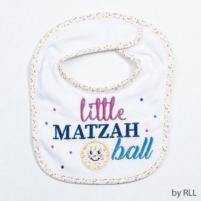 Passover &quot;Little Matzah Ball&quot; Bib