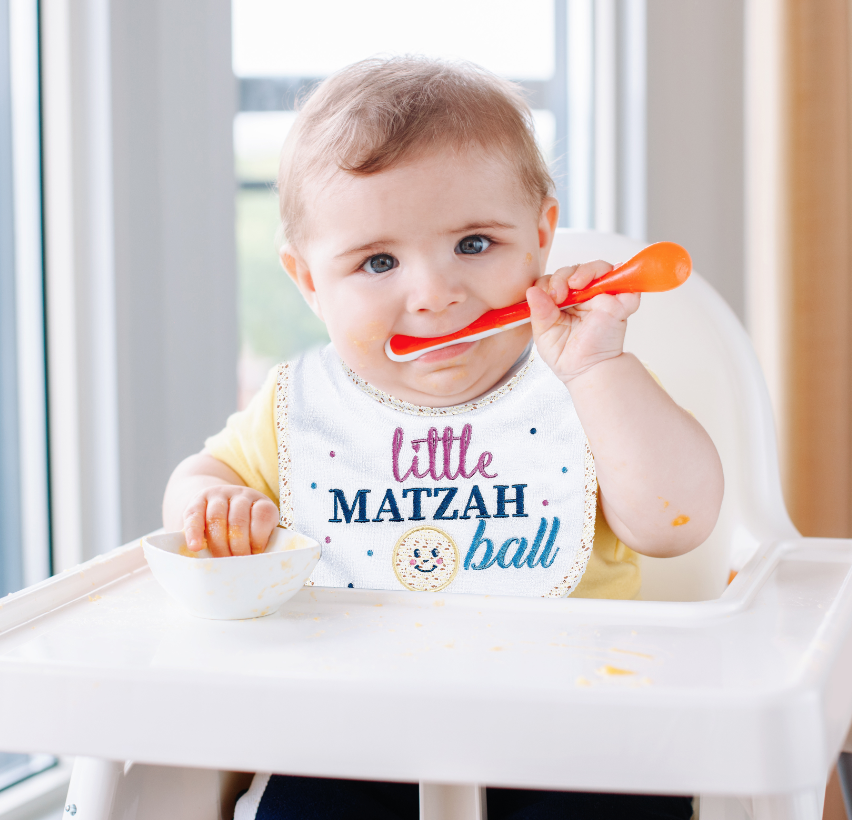 Passover "Little Matzah Ball" Bib