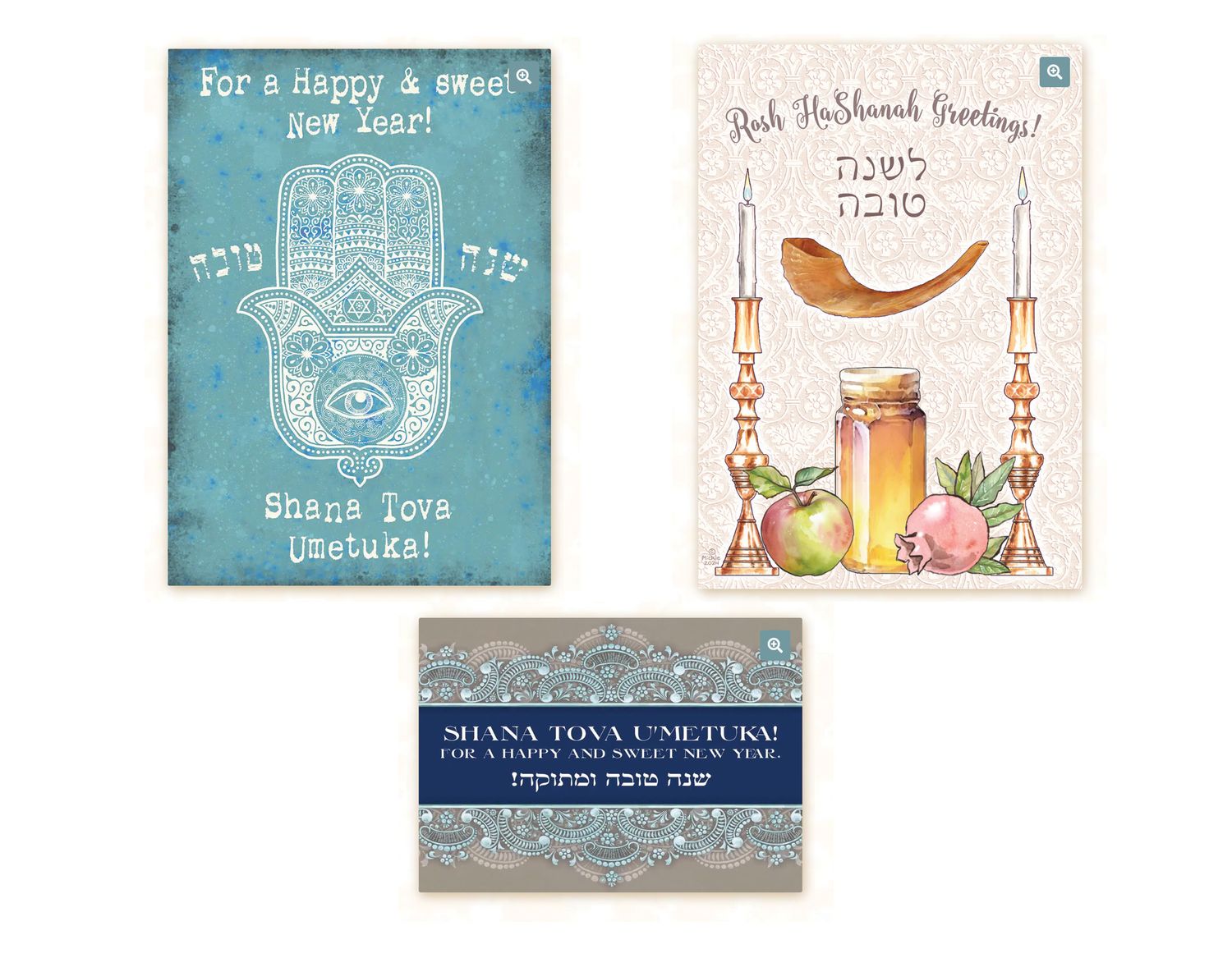 Caspi New Year Card Pack II