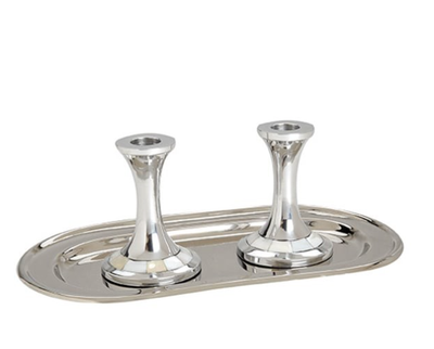 Candle holders with Tray set (3 pieces)