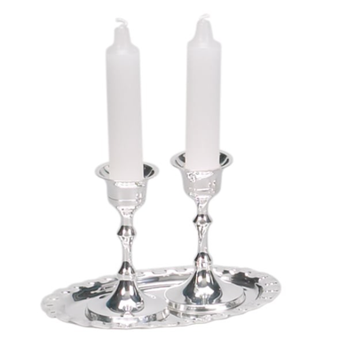 Candle holders with Tray set (3 pieces)
