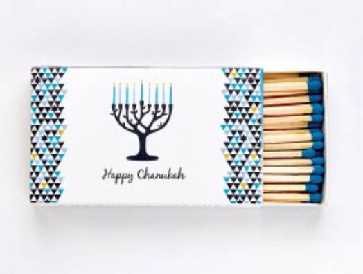 Chanukah/Shabbat Long Matches in Gift Box